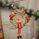 thumbnail image 4 of Guirnaldas navideñas de ratán hechas a mano, guirnalda colgante para puerta, decoración de fiesta en casa, 2 uds., 4 of 6