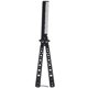 thumbnail image 1 of Outdoor Sport Camping Training Knife Practice Butterfly Style Knife Comb Trainer ToolBlack, 1 of 3