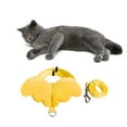 thumbnail image 3 of Pet Leash Angel Wing Collar Strap Kitten Leash H Shaped Cat Hauling Cable Size S (Yellow), 3 of 8
