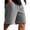CFG49-Gray, variant on Lumtrix Mens Waffle Shorts Summer Casual Textured Knit Drawstring Elastic Waist Comfy Short With Pockets Beach Vacation Navy M