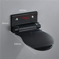 thumbnail image 4 of Kearding Reposapiés de ducha para mujeres embarazadas mayores seguridad plegable antideslizante Pedal de baño montado en la pared accesorio de baño Juegos de accesorios de baño Negro Kearding HA039692-01, 4 of 6