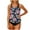 #058-Red, variant on Women's Two Piece Tankini Swimsuits for Women Top Bathing Suits Modest Swimwear Set