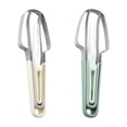 thumbnail image 3 of Inteprter Cuchillo para tallar frutas de acero inoxidable, versátil, para el hogar y la cocina, cortador de sandía afilado, 3 pack/lote Cocina y Comedor verde, 3 of 6