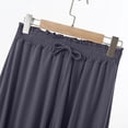 thumbnail image 5 of Two Piece Lounge Outfits For Women Crew Neck Short Sleeve Tops Drawstring Pants Comfy Loose Home Wear (M, Pink), 5 of 5