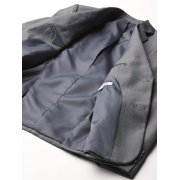 Isaac Mizrahi Boys' Five Piece Solid Suit Set Ensemble, Gray, 16