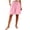 Pink, variant on QSXADF Women Pajama Shorts Sleep Bottoms Solid Shorts Color Elastic Waist with Pockets Breathable For Women Home Sleepwear Ladies Loungewear