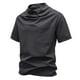 thumbnail image 1 of pstuiky Camisa de manga corta para hombre, Blusa básica de manga corta con cuello redondo y mangas cortas para hombre ropa de hombre l, 1 of 4