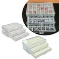 thumbnail image 4 of Rock Display Box Rock Display Case 3 Drawers Rock Collection Box 54 Grids Rock., 4 of 8