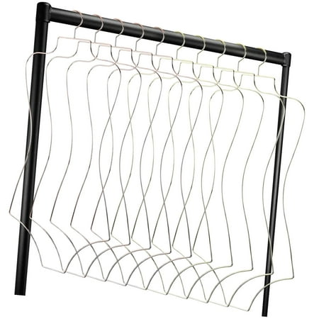 ANYWAY.GO 10 Pack Bikini Hanger Set Body Shape Lingerie Hangers 5 Pcs Gold and 5 Pcs Rose Gold Wire Organizer Metal Display Swimsuit Supplies for Boutique Closet Clothes Dress Swimwear Bathing Suit