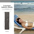 thumbnail image 4 of UPOUART 1Set Black Lounge Chair Fabric Replacement with Rope Suitable for Folding Chairs and Patio Recliners, 4 of 8