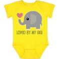 thumbnail image 3 of Inktastic Loved by My Gigi Grandma Boys or Girls Baby Bodysuit, 3 of 5