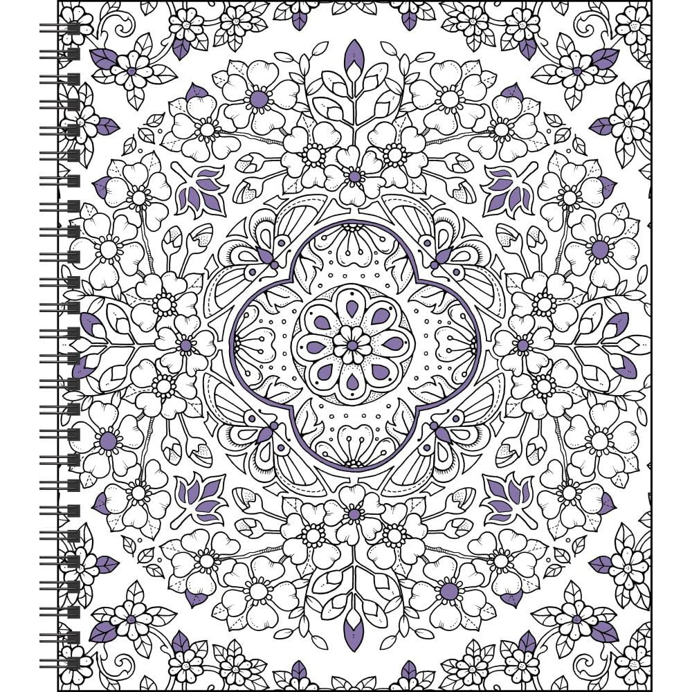 FREE 12-page printable coloring book by Johanna Basford - Clark Deals