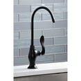 thumbnail image 2 of Kingston Brass KS3190NFL NuWave French Single Handle Water Filtration Faucet, Matte Black, 2 of 5