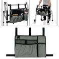 thumbnail image 3 of Organizador Lateral para Silla de Ruedas Lavable, Bolsa para Reposabrazos, para con Soporte para Teléfono para Ruedas, Carrito de Bebé - gris Salvador bolsa lateral para silla de ruedas, 3 of 6