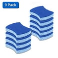 thumbnail image 3 of MR.SIGA Non-Scratch Cellulose Scrub Sponge, Dual-Sided Dishwashing Sponge for Kitchen, 9 Pack, 3 of 10