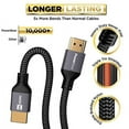 thumbnail image 3 of PowerBear 8k HDMI Cable for TV, Computer, Laptop, Monitor and Projector, Gaming High-Speed HDMI Cable, 8k, 60Hz, 4k 120Hz, 2k, 1080p, Arc & CL3-Rated HDMI Cord, 15 Feet, 3 of 6