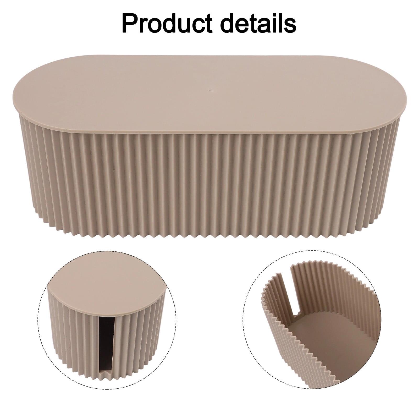Cable Organiser Box Storage Box Cable Management Box Collector for Power Strips