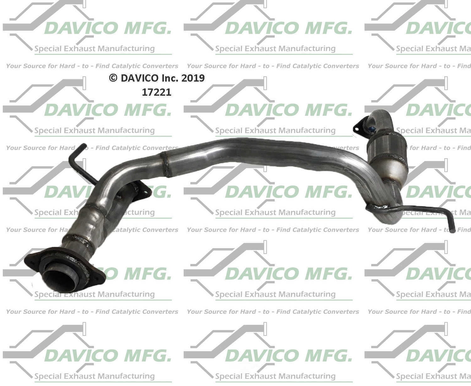 Davico Mfg 17221 Direct-Fit Catalytic Converter
