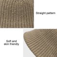 thumbnail image 3 of Gorro de invierno de punto para niñas, gorro de pescador para niños y niñas, gorro cálido unisex, circunferencia de aproximadamente 48-54 cm, color caqui, 3 of 7