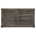 thumbnail image 5 of EnHomee 10 Drawers Wood Dresser for Bedroom Furniture 55" Wide Dressers & Chests of Drawers with 10 Deep Drawers, Dark Rustic Oak, 5 of 9
