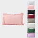 thumbnail image 4 of Set de 2 fundas de almohada Sewdudely, tamaño estándar, con volantes rosas, 4 of 8
