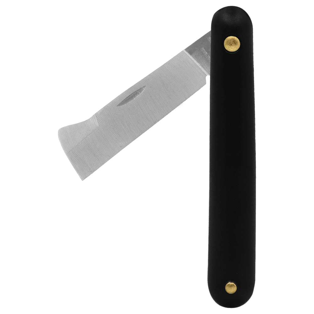 Zenport K106F Grafting and Budding Folding Knife, 2.25 Inch Stainless Steel Blade, Black - 10 Pack