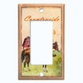 thumbnail image 5 of Metal Light Switch Plate Cover Cute Countryside Horse Animal Farm ANM004, 5 of 13