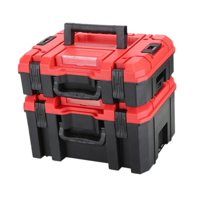 Caja de herramientas apilable Zulema Estuche para herramientas eléctricas Doble capa 365 mm x 280 mm x 110 mm