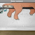 thumbnail image 6 of Ambesonne Animal Place Mats Set of 4, Shy Happy Cartoon Sloth, Standard Size, Multicolor, 6 of 6