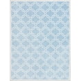 thumbnail image 2 of Well Woven Moroccan Trellis 3'3" x 5' Area Rug Light Blue & Ivory, 2 of 7
