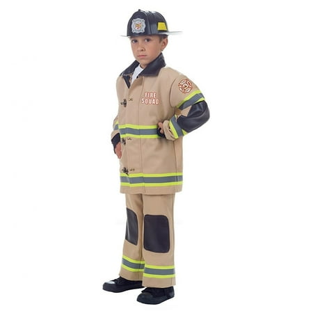 Fire Squad Firefighter Child Costume (Tan)