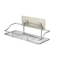 thumbnail image 5 of 1 Pice Serviteurs De Douche Panier Tagre Organisateur De Salle De Bain Cuisine Spice Rack Acier Inoxydable - Sans Perage, 5 of 5