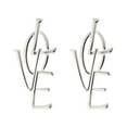 thumbnail image 2 of Xihbxyly Pendientes Elegantes, Impresionantes Joyas con Diseño de Diamantes, Accesorios de Moda Únicos, Estilo Exquisito y Llamativo, Perfectos para Regalar o Usar a Diario, Ideales para Mujeres y Oc, 2 of 2