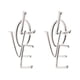 thumbnail image 1 of Pendientes hermosos de personalidad para dama Xihbxyly, 1 of 2