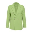 thumbnail image 6 of Rohuuque Blazers for Women Business Casual Long Sleeve Notch Lapel Open Front Suit Jacket Work Office Blazer with Pockets Mint Green, 6 of 6