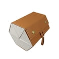 thumbnail image 1 of Organizador de gafas de , caja de almacenamiento de gafas de cuero sintético, multifunción, portátil, para colgar, para mujeres y hombres. Caqui 6 cuadrículas, 1 of 8
