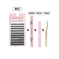 thumbnail image 1 of Lash Extension Kit, Lash Clusters DIY Individual Lashes Eyelash Extension Kit, D Curl Volume Cluster Lashes Wispy with Long Lasting Lash Bond and Lash, 1 of 5