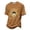 15-Brown, variant on Men's Halloween Graphic T-Shirt, Short Sleeve Crew Neck Spooky Ghost Pumpkin Print, Lightweight Breathable Casual Tee for Party 02-Black XXL