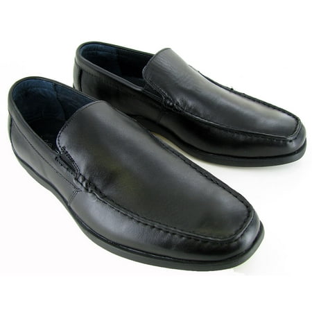 Via Spiga Black Suede - Via Spiga Men's Loafer, Via-Ascona, Black, US 7