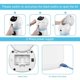 thumbnail image 5 of Smart Automatic Pet Feeder With Voice Record Stainless Steel LCD Screen Timer For Dog Food Bowl Cat Food Dispenser Pet Supplies ShopWise Round, 5 of 8