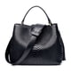thumbnail image 2 of Bolso de mano de piel auténtica para mujer, bolsa de hombro de diseñador con borlas, estampado de serpiente, suave xuanjing  unisex, 2 of 2