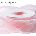 thumbnail image 7 of Travelwant 5 Yard Sheer Chiffon Ribbon Organza Satin Ribbon Chiffon Packing Ribbon for Wedding Gift Bouquets Wrapping Party Wreath Decorations, 7 of 7