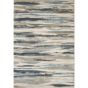 Avalon 5620 Ivory/Blue Landscapes Area Rug, Size - 9' x 12'