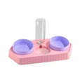 thumbnail image 3 of hengtong Dot Bowls Drink Cat Food Dishes Pet Feeding Station Detachable Non Slip three pink, 3 of 9