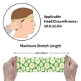 thumbnail image 7 of Wukai Daisies Flowers Sports sweatband,Men & Women Sweatband Headband for Running, Cross Training, Racquetball, Working Out, 7 of 7