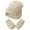 Beige, variant on QUOTAY Baby Boy Hats with Kids Gloves Set Toddler Girls and Boys Winter Hats Soft Knit Cap and Mittens Beige,2-5 Years