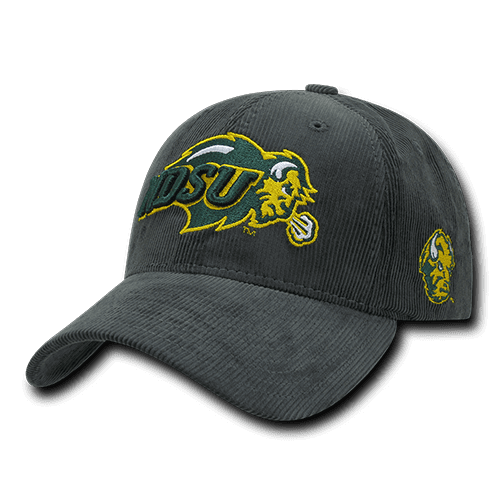 W Republic NCAA NDSU North Dakota State Bison U Structured Corduroy Baseball Caps Hats, Adult Unisex, Size: One Size