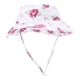 thumbnail image 1 of Sombrero de sol de playa para bebé, transpirable, patrón de flores de moda, sombrero de cubo para niños al aire libre, color rosa, 1 of 9