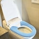 thumbnail image 5 of Toilet Seat Cover Bathroom Soft Thicker Warmer With Snaps Fixed Stretchable Washable Fiber Cloth Toilet Seat Covers Pads Reusable Easy Installation Cleaning, 5 of 8