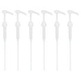 thumbnail image 1 of Dispensador de bomba de jarabe de café de 6 piezas para botellas de 750 ml, sin goteo, para mezclar bebidas en casa, blanco, 1 of 5